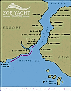 Airport transfer map