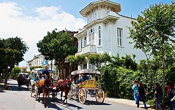 Go ashore to explore - beautiful island houses
