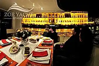 Photo of our Bosphorus tour boat for a dinner cruise in Istanbul Turkey