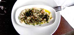 A Meze Appetizer sample on Zoe Yacht